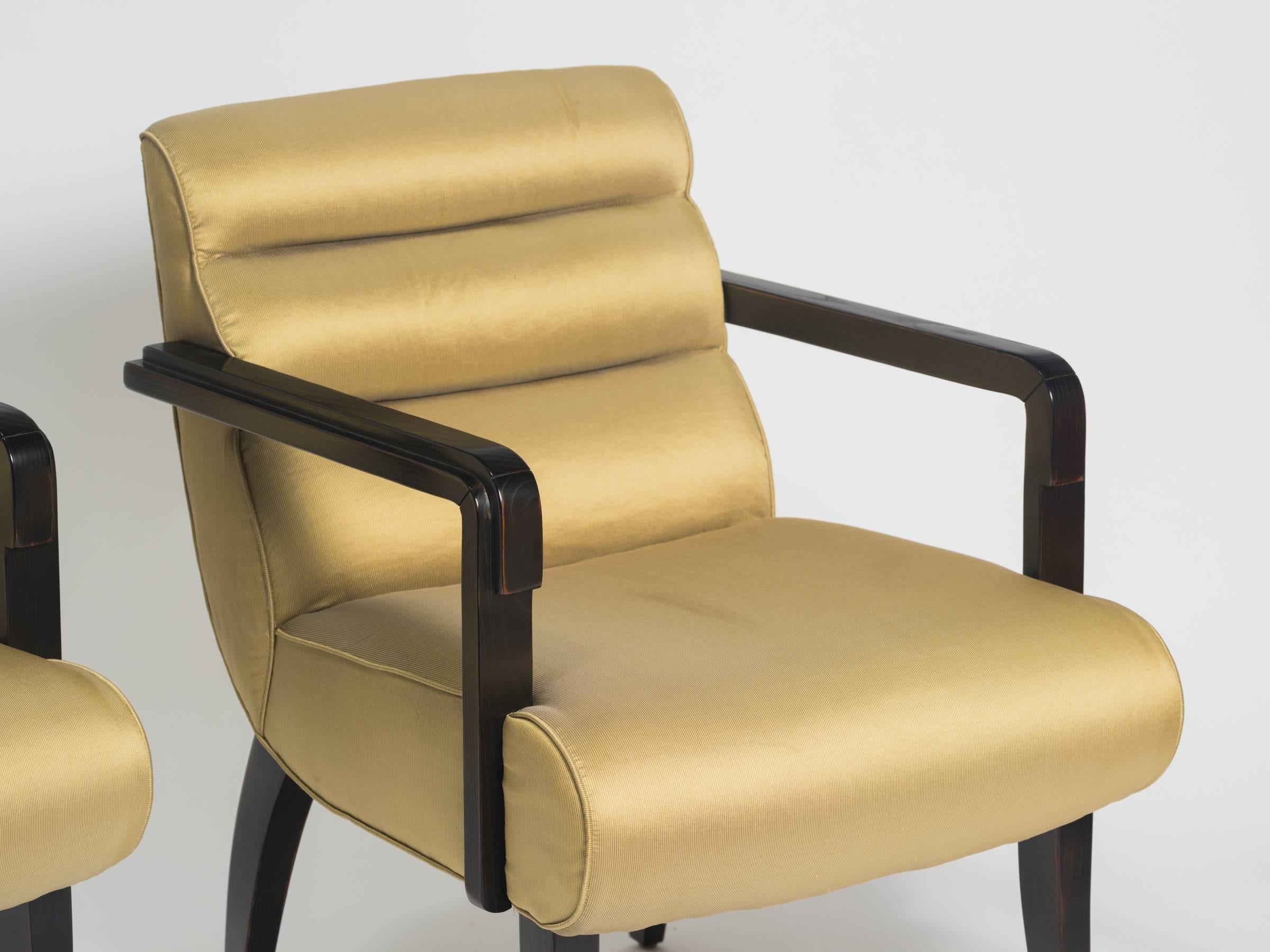 Pair of Swaim Deco Style Armchairs 2