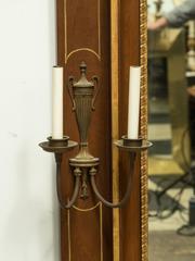 Italian Classical Trumeau Mirror with Sconces