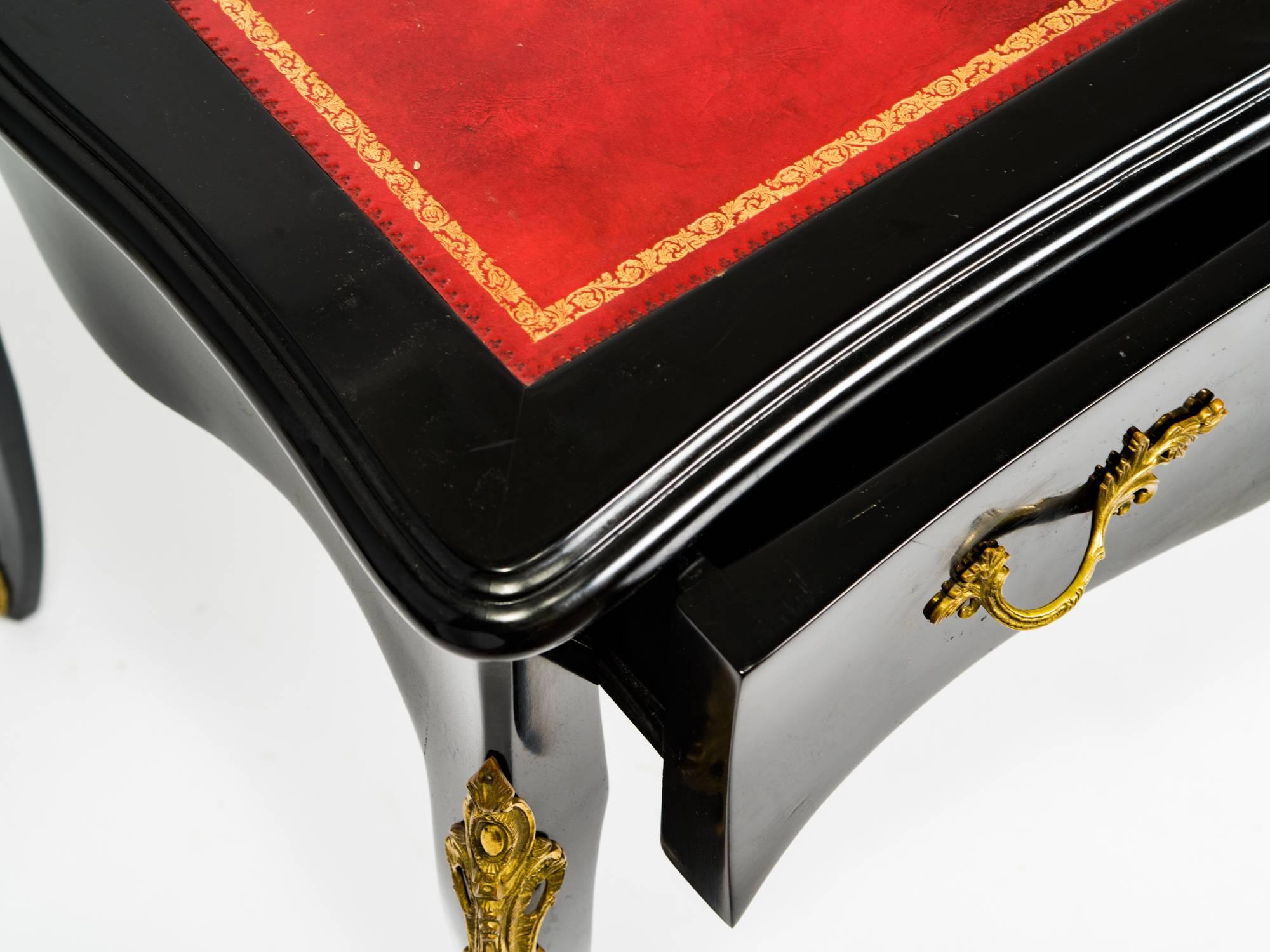 Italian Louis XV Style Lacquered Bureau Plat