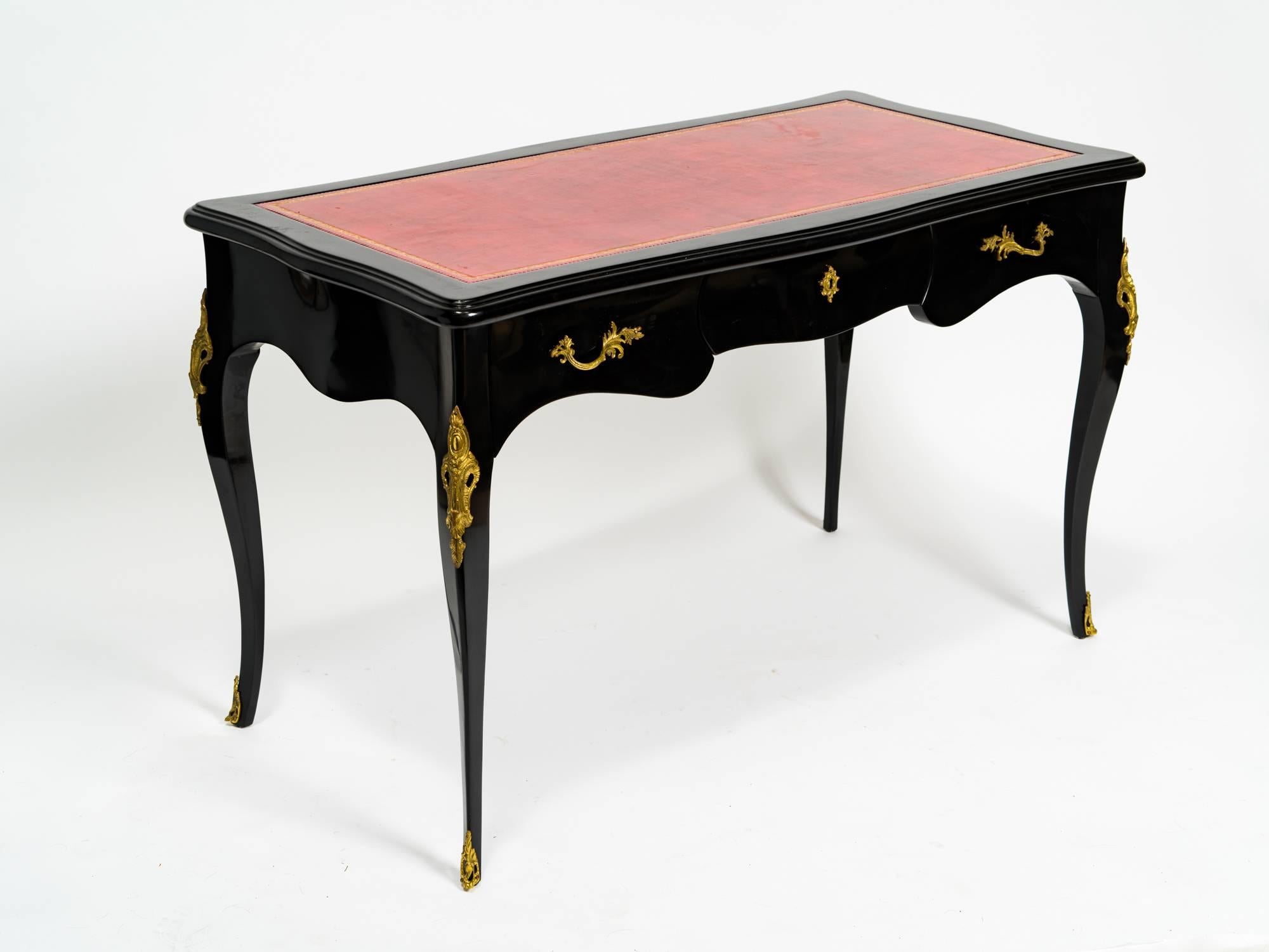 Louis XV Style Lacquered Bureau Plat 1