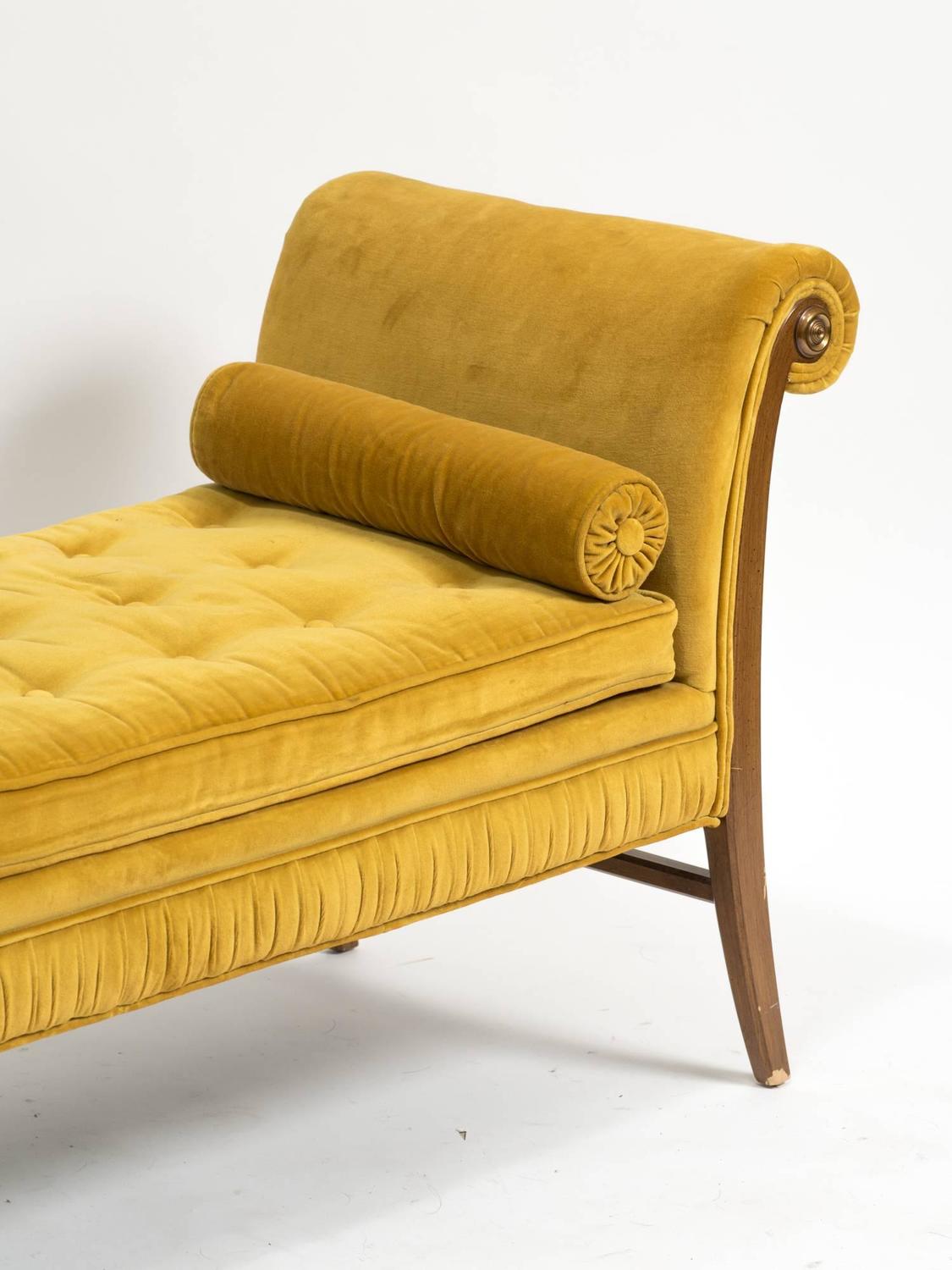Scrolled Arm Window Seat Bench For Sale at 1stdibs