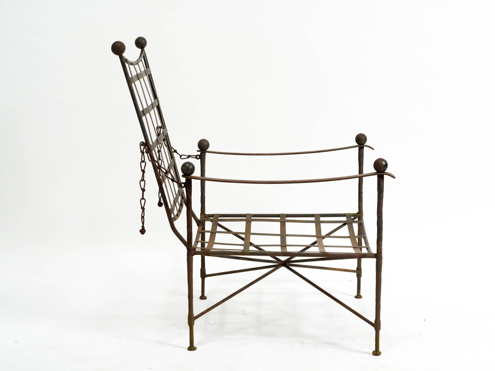 Reclining Mario Papperzini Outdoor Chair for Salterini 1