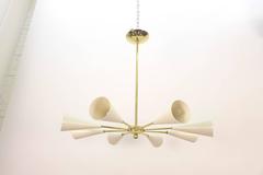 Conical Sputnik Chandelier Stilnovo Style