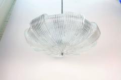 Large Murano Textured Glass Chandelier