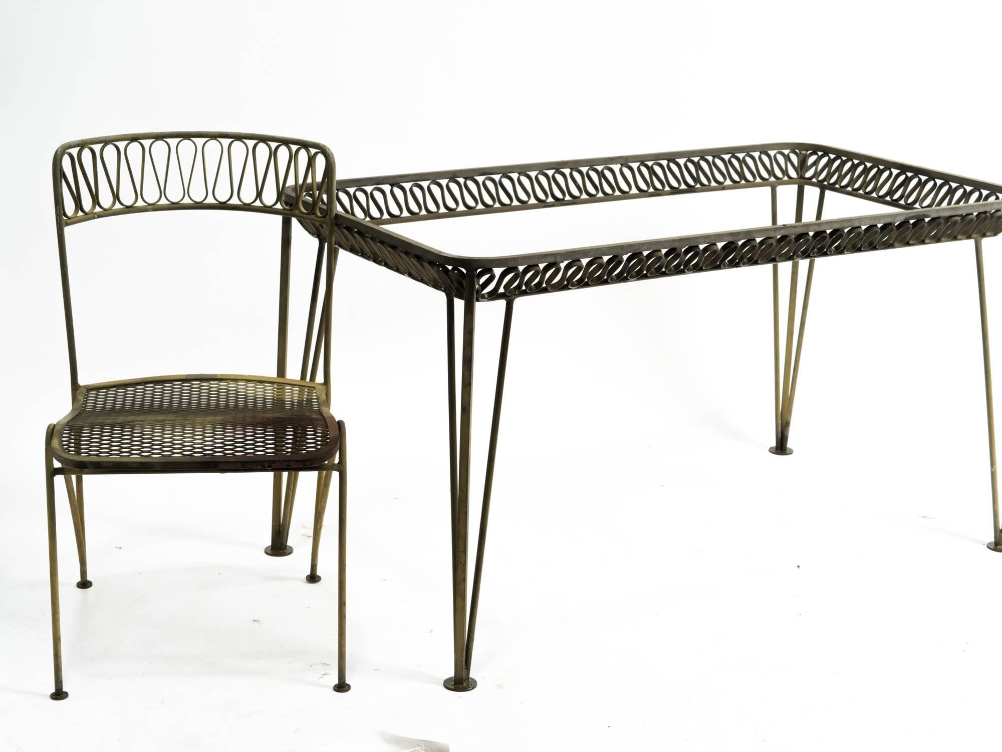 1950s Ribbon Outdoor Dining Set by Maurizio Tempestini 4
