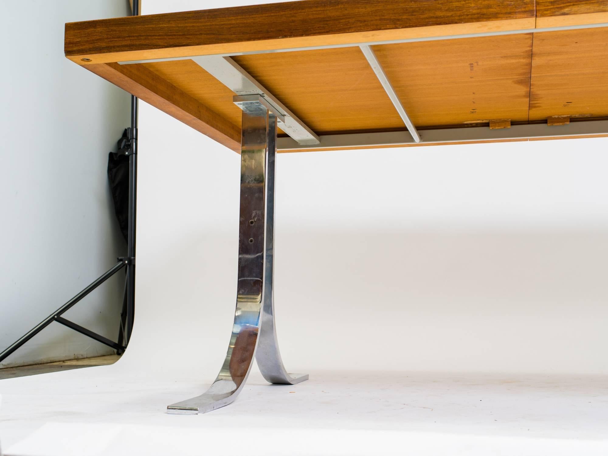 Dyrlund Dining Table with Steel Base 5