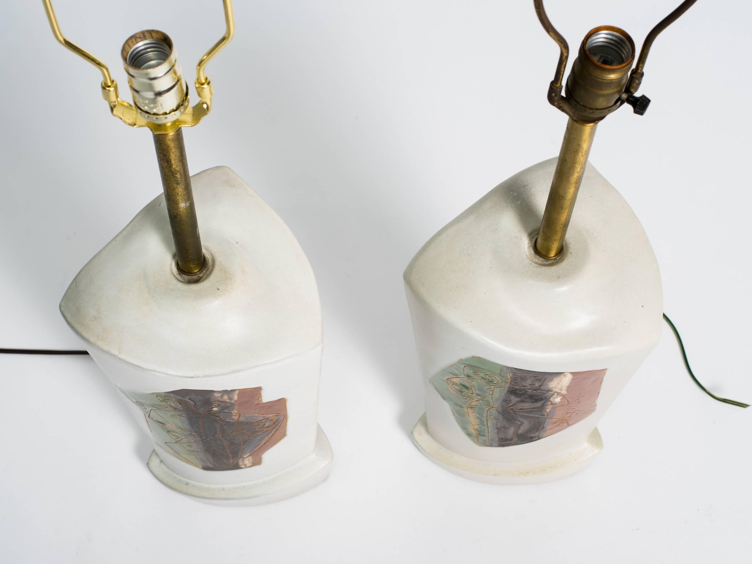 Ein Paar Tischlampen von Marianna von Allesch im Zustand „Gut“ im Angebot in Tarrytown, NY