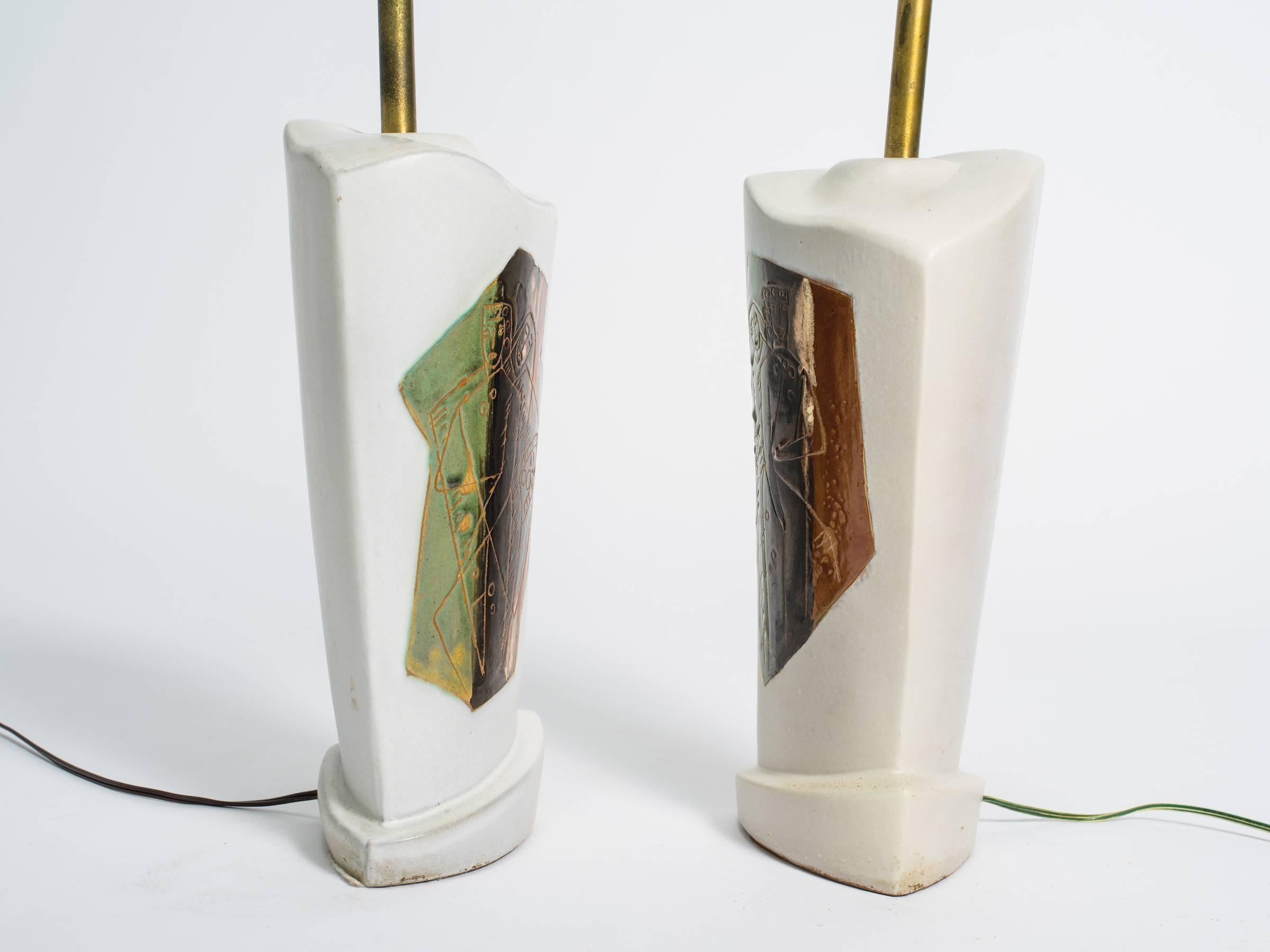 Mid-20th Century Pair of Marianna von Allesch Table Lamps For Sale