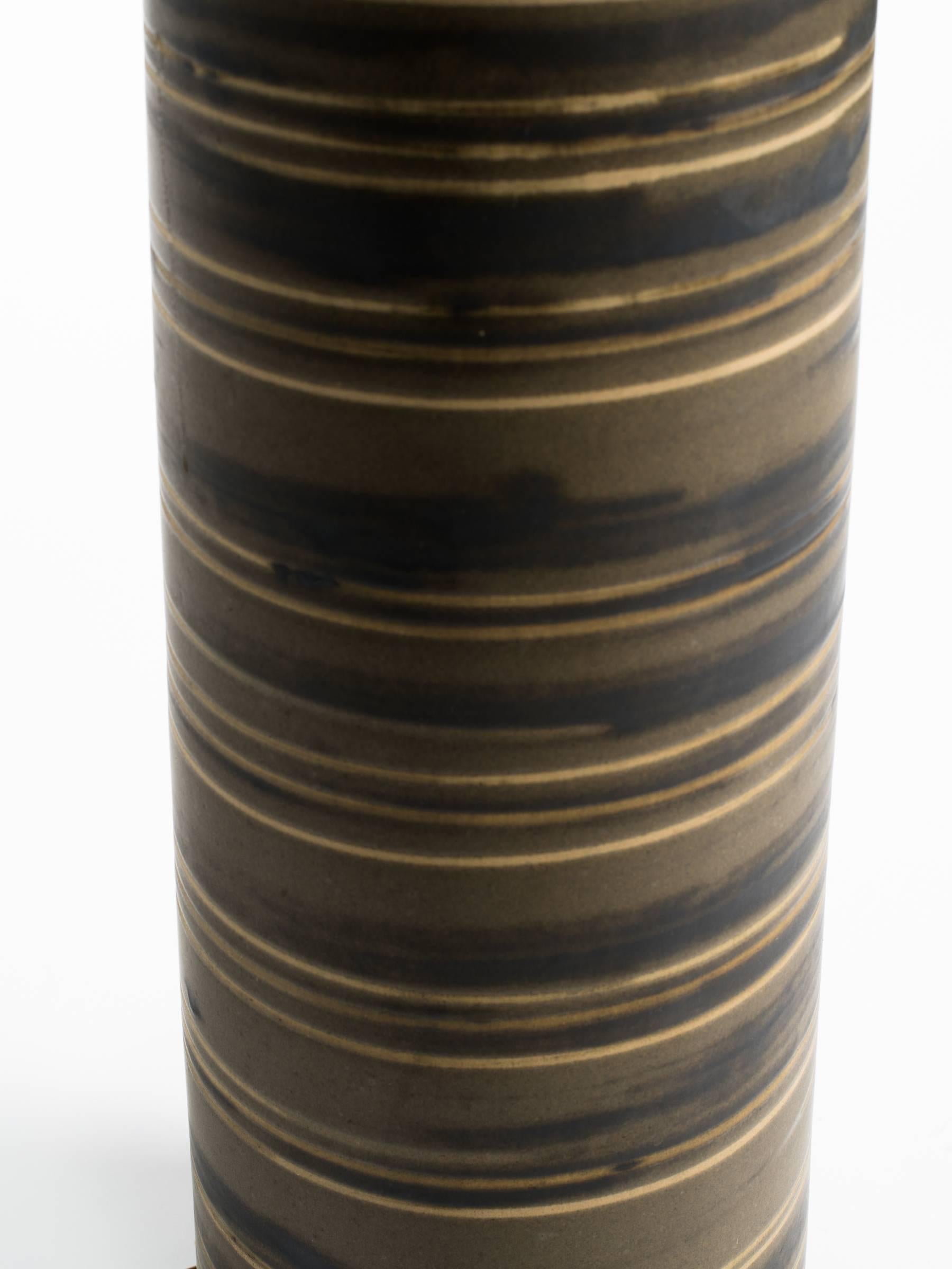 Tall Gordon Martz for Marshall Studios Ceramic Table Lamp For Sale 2