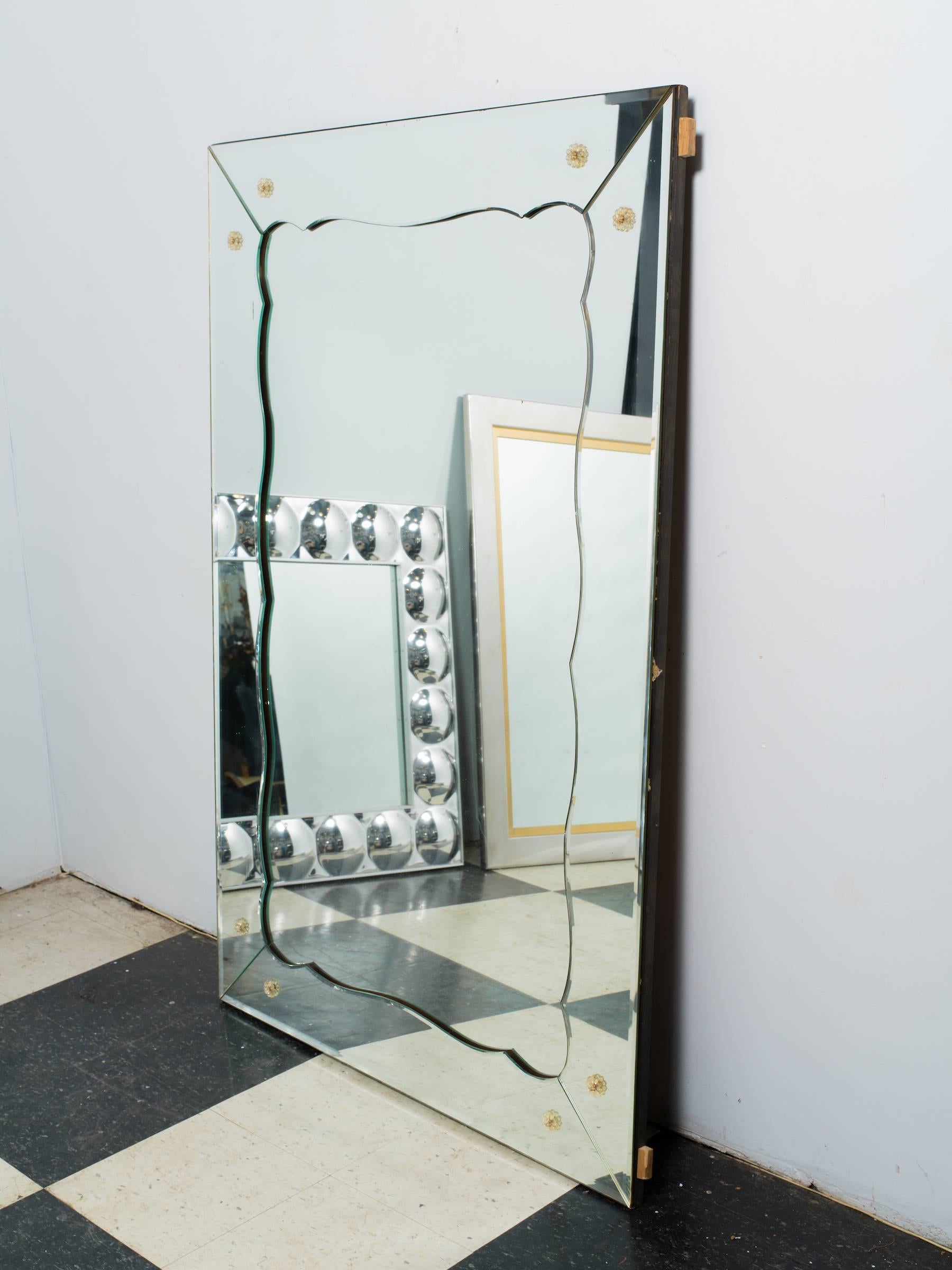 1950s Midcentury Venetian style mirror.
