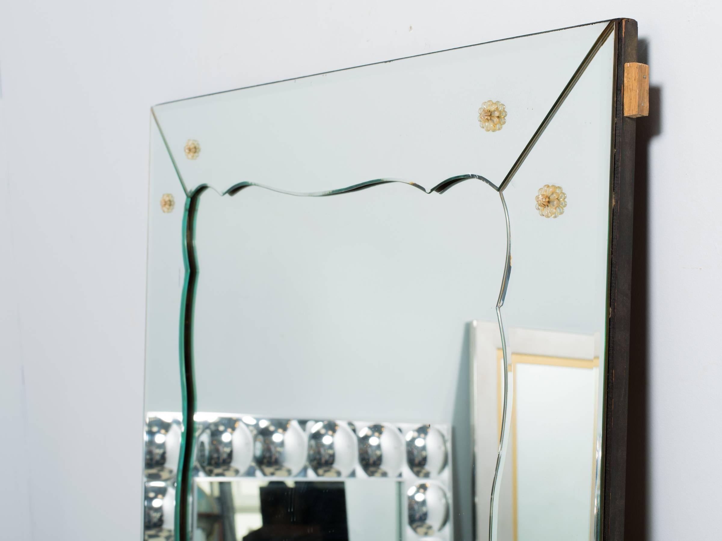 1950s Midcentury Venetian Style Mirror 1