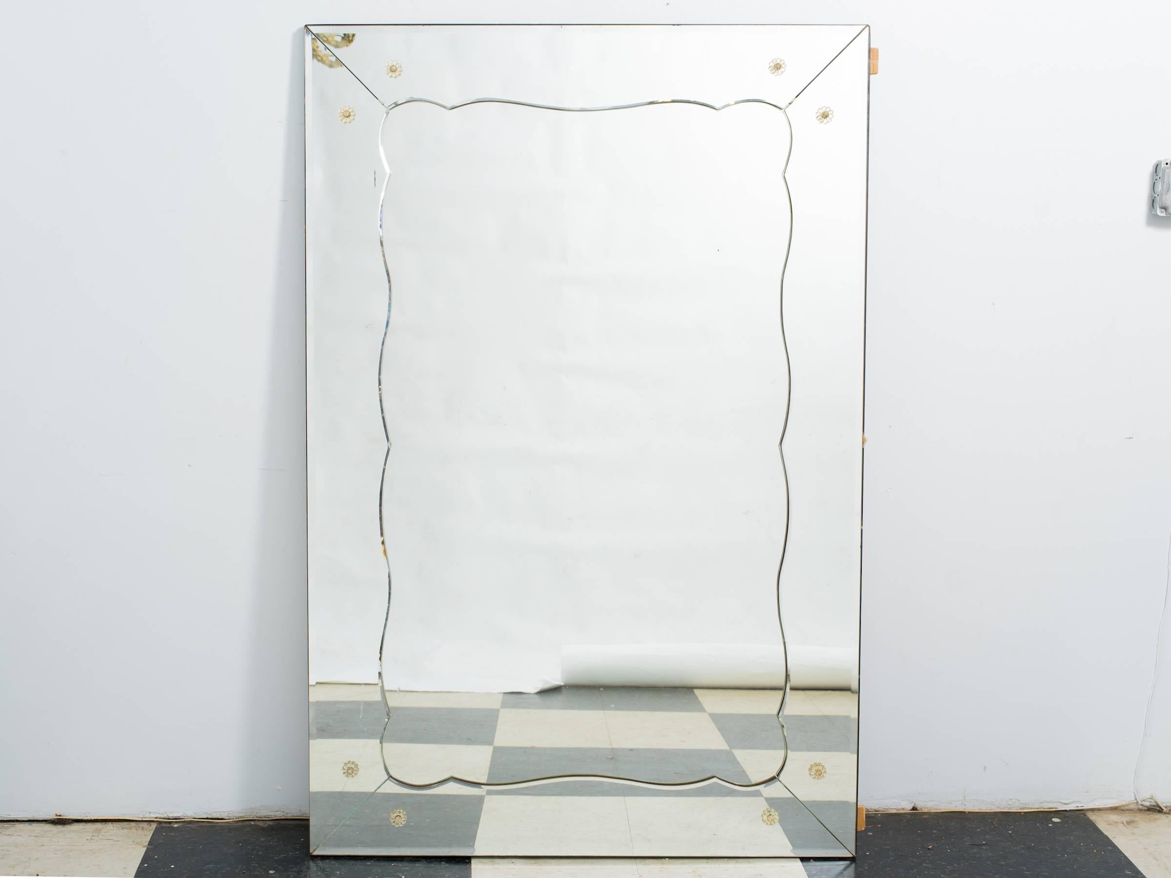 1950s Midcentury Venetian Style Mirror 2