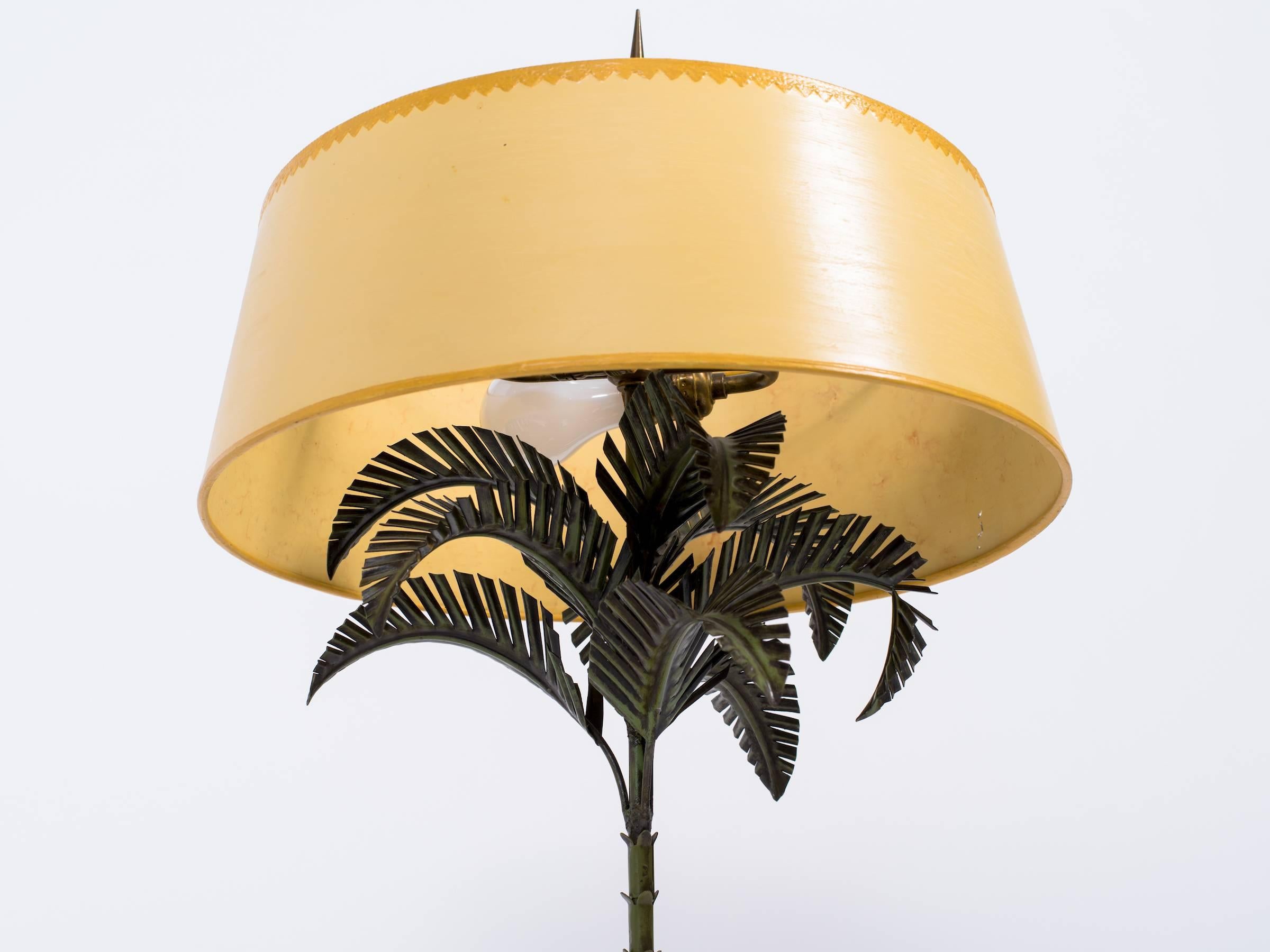 1960s Tole Palm Tree Lamp 4