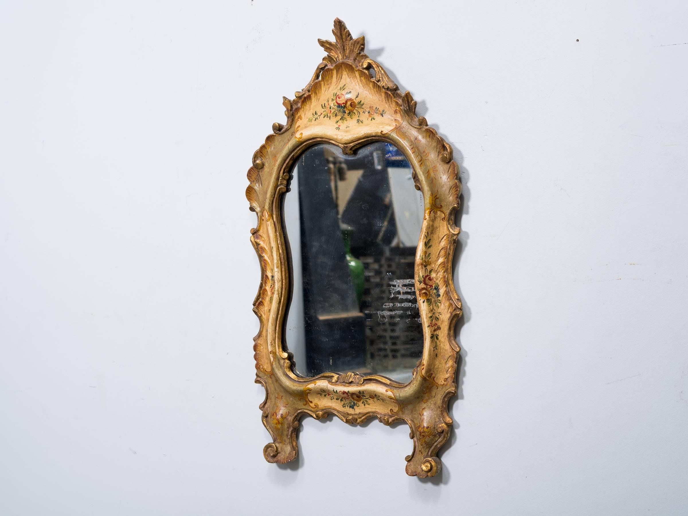 Miroir italien peint des années 1920 Bon état - En vente à Tarrytown, NY