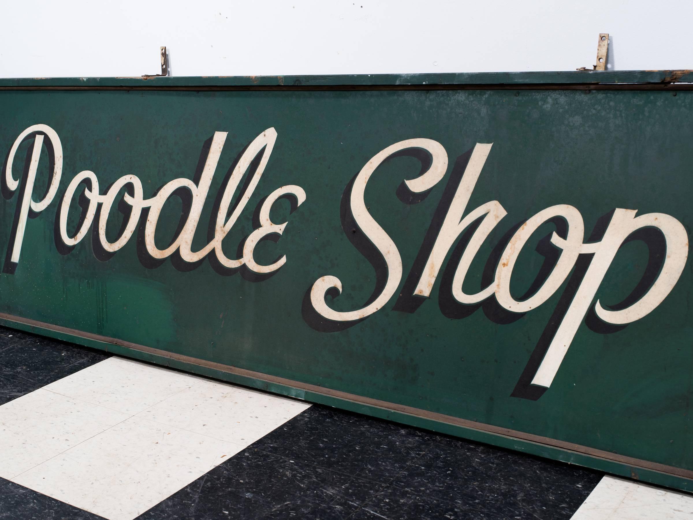 1950s Poodle Shop Sign 1