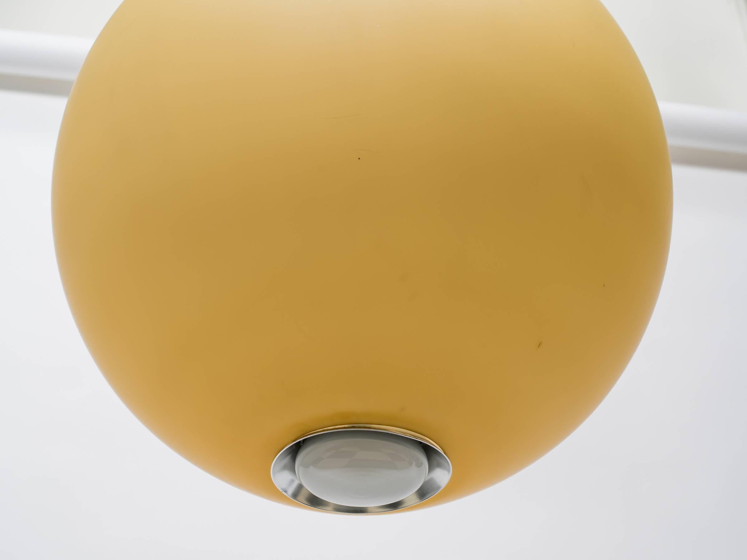 large orb chandelier