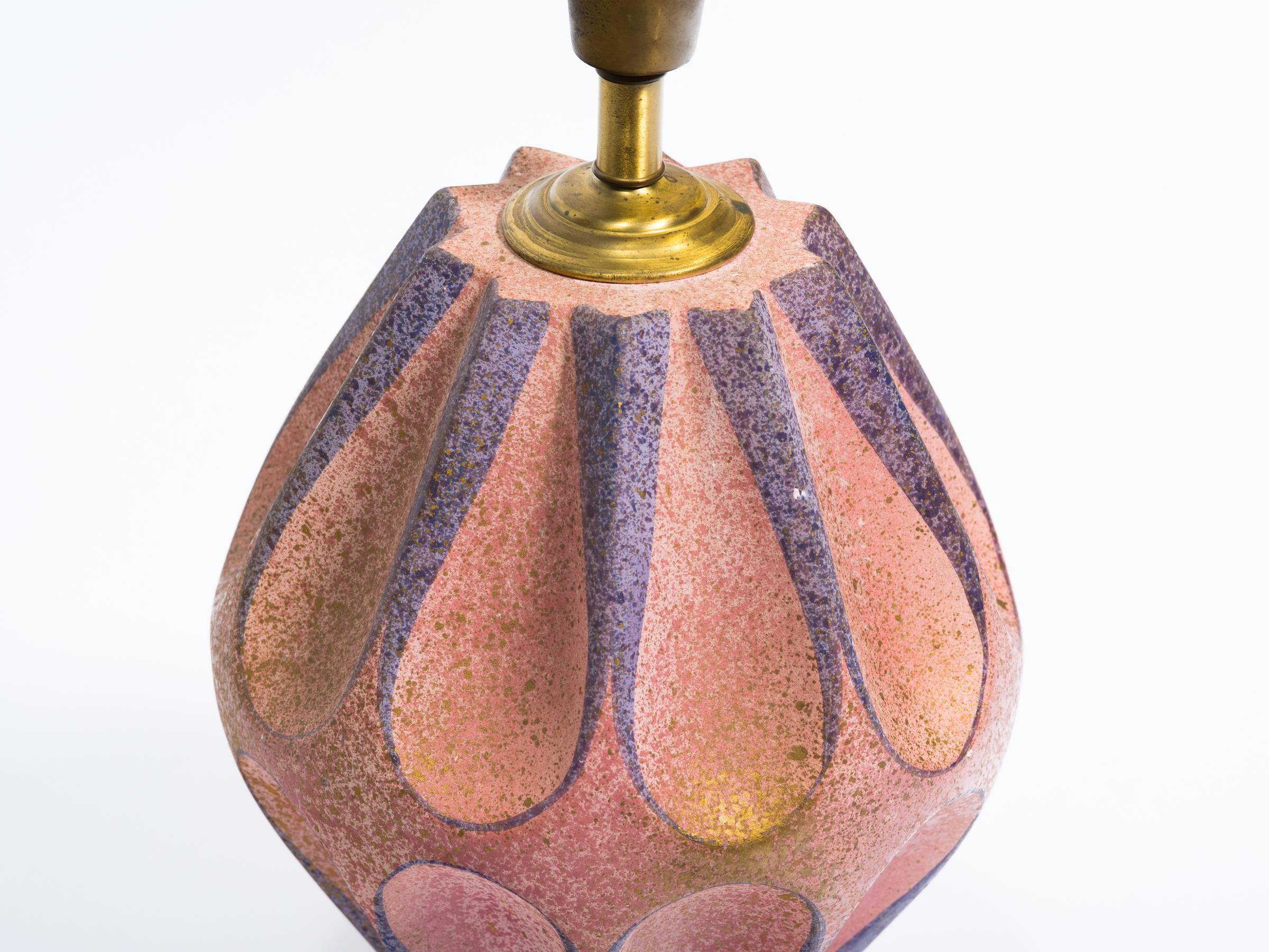 1950s Pottery Lamp 1