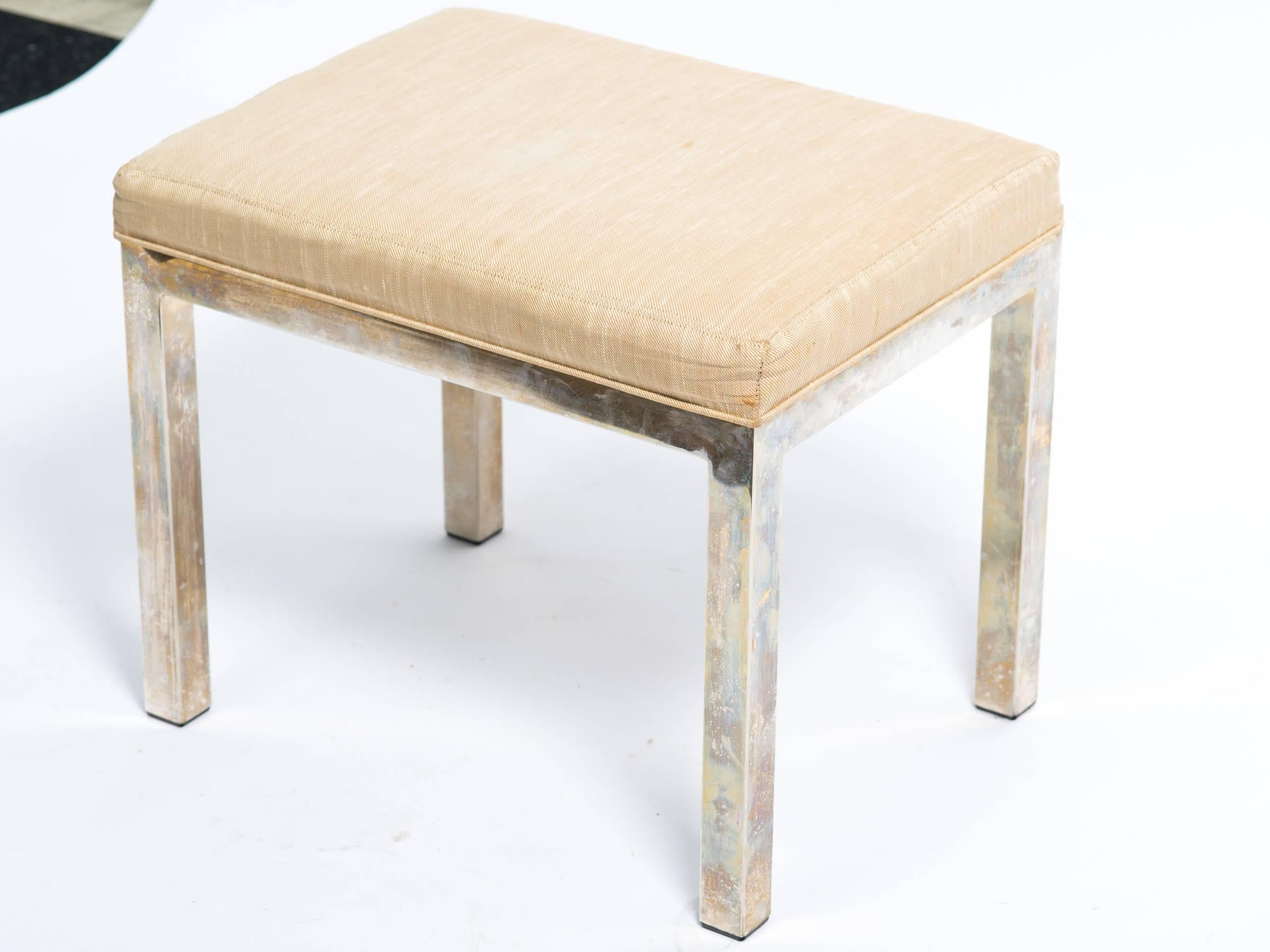 Late 20th Century Chrome Bench