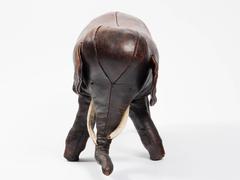 Abercrombie and Fitch Leather Elephant Ottoman