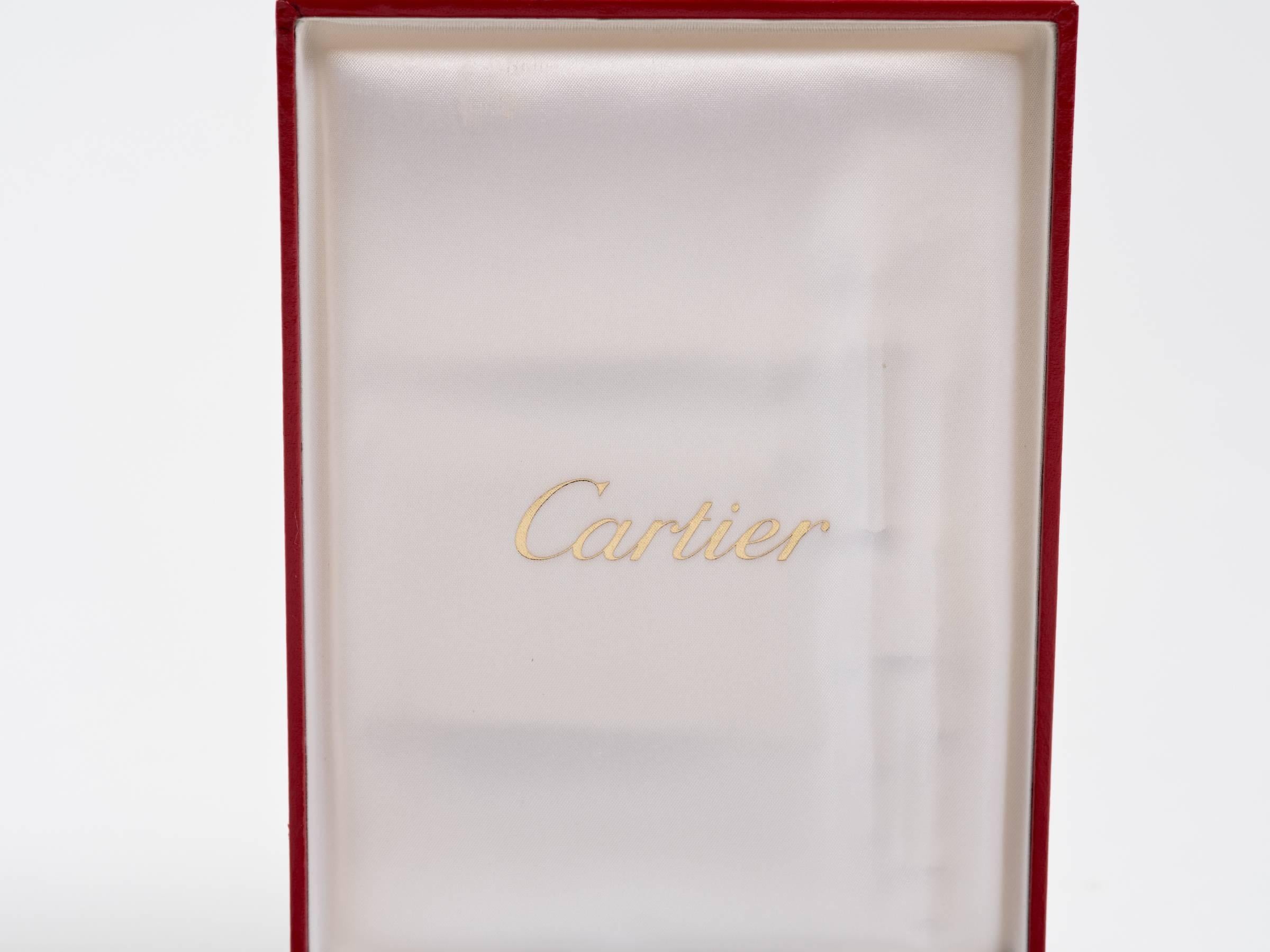 Parure de stylos et crayons Cartier avec porte-monnaie en cuir Bon état à Tarrytown, NY