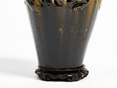 Large Asian Ceramic Dragon Table Lamp