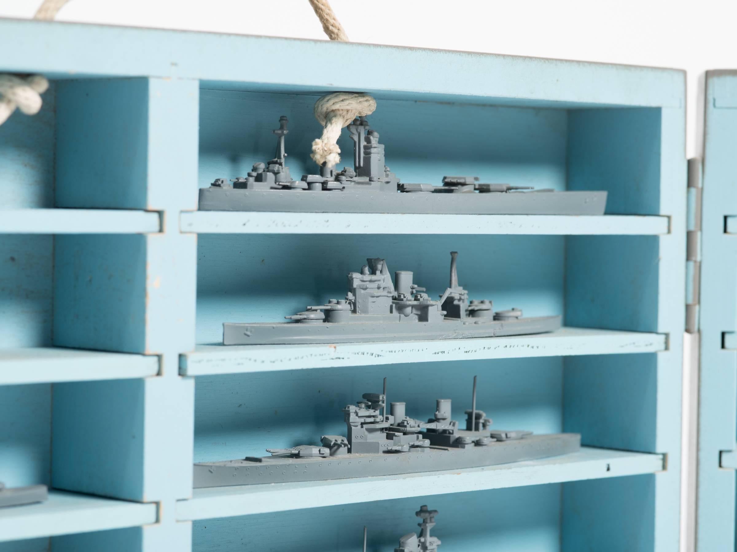 Mid-20th Century World War II British Minature Ship Models by Framburg