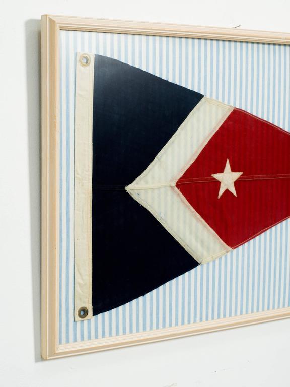 Pair of Framed Nautical Flags at 1stDibs