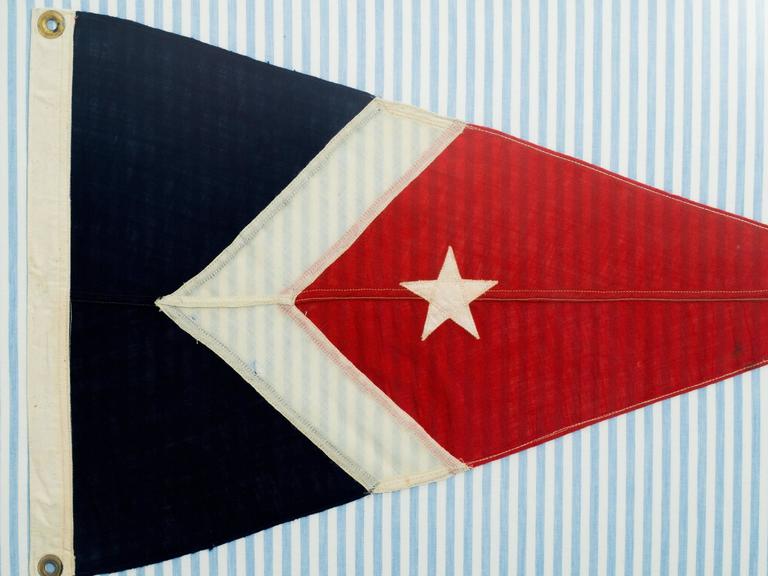 Pair of Framed Nautical Flags at 1stDibs