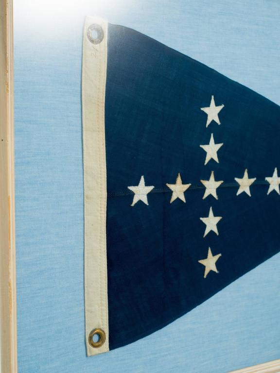 Pair of Framed Nautical Flags at 1stDibs