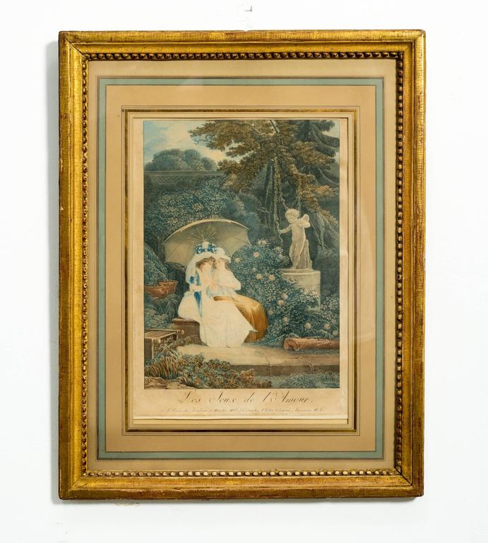 Pair of 19th Century French Prints For Sale 2