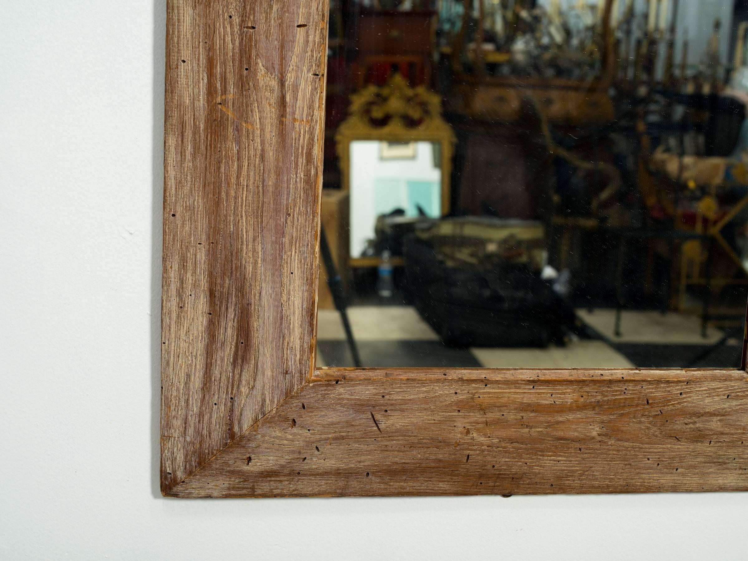 Pair of 1950s Wormwood Framed Mirrors 2