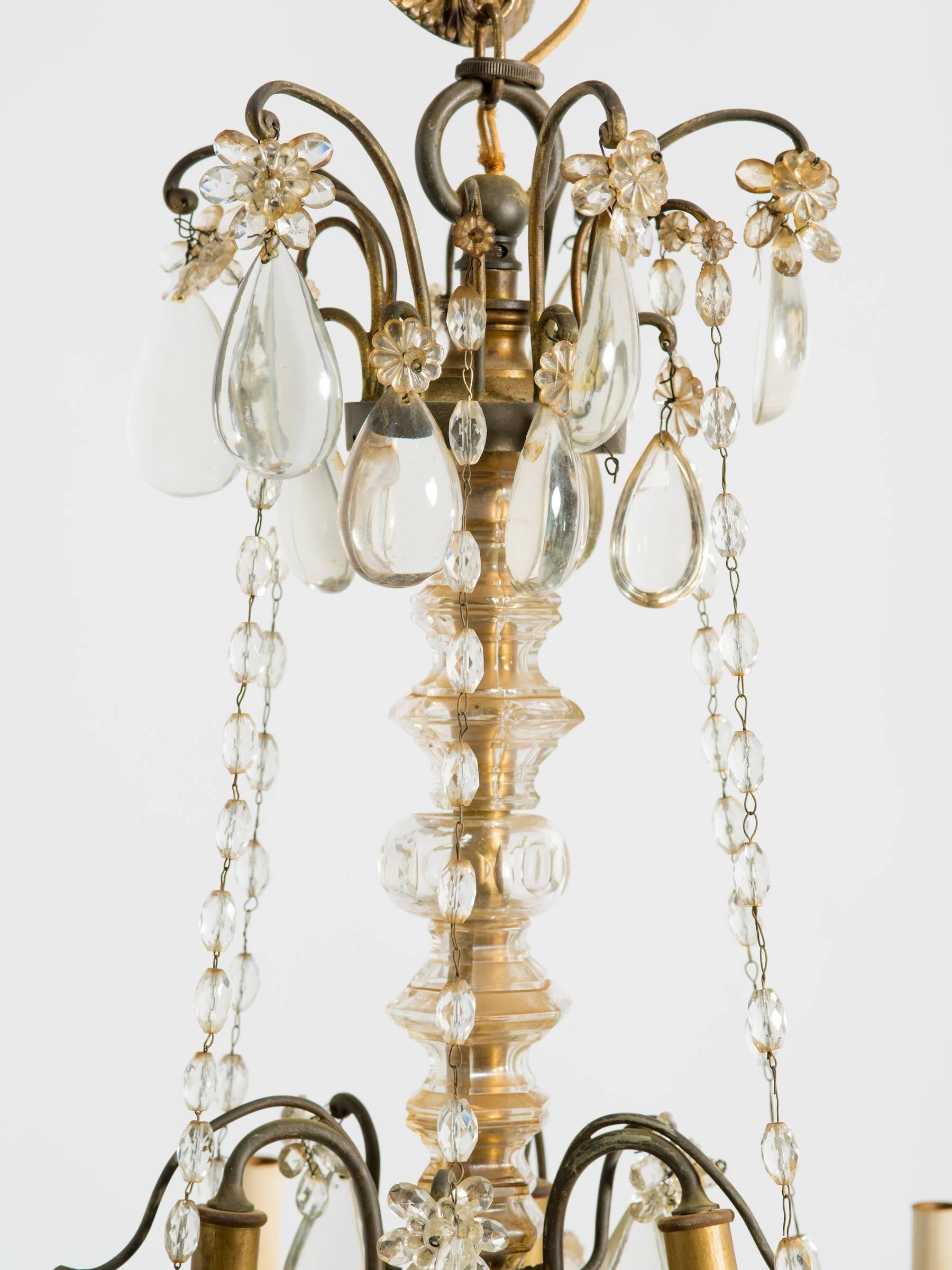 french basket chandelier