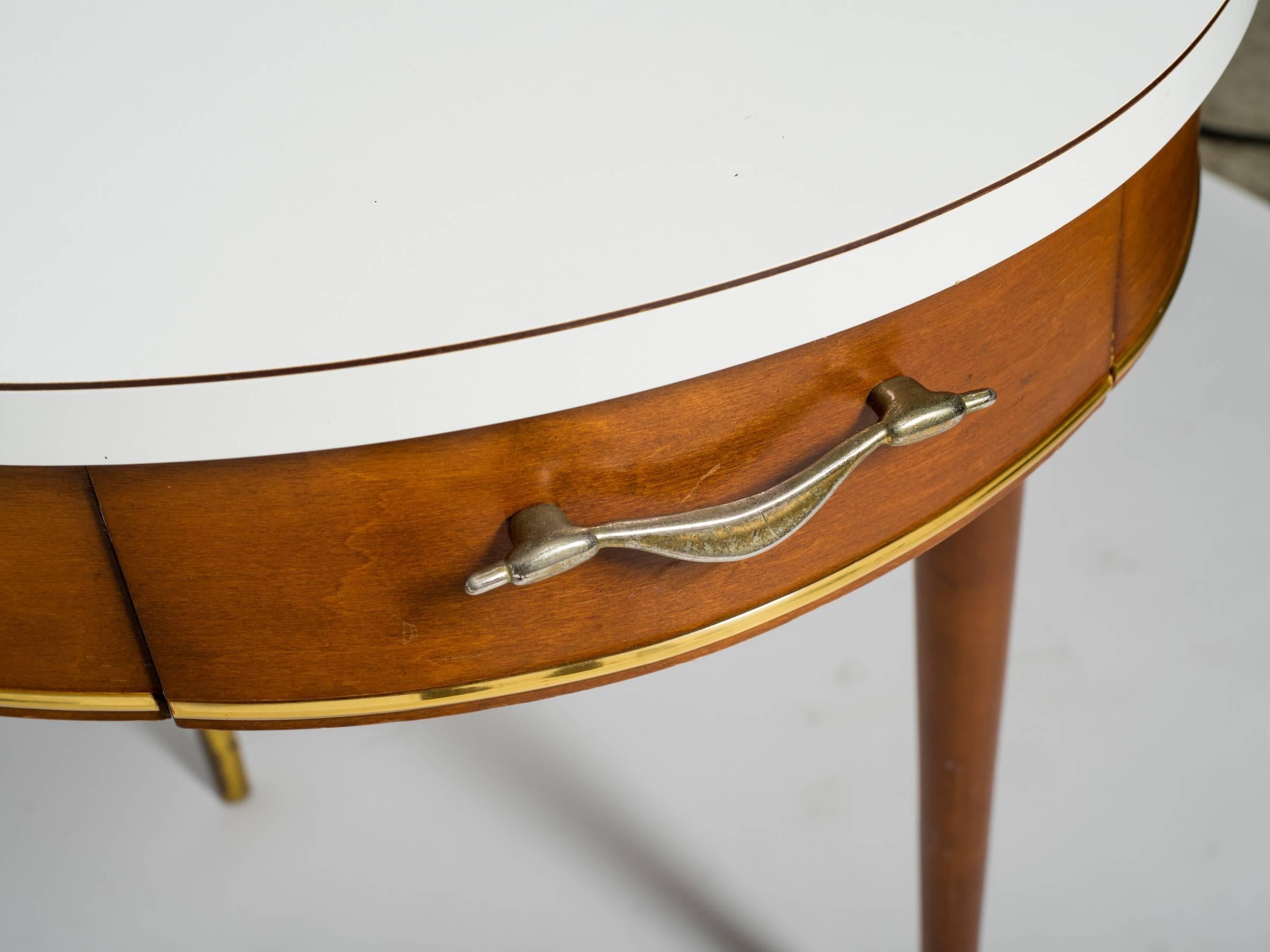 1940s French Organic Shaped Desk In Good Condition In Tarrytown, NY