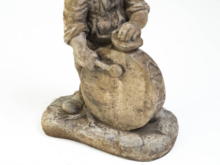 Two Vintage Concrete Gnomes at 1stdibs