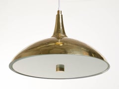 Pair of Paavo Tynell Style Brass Pendants