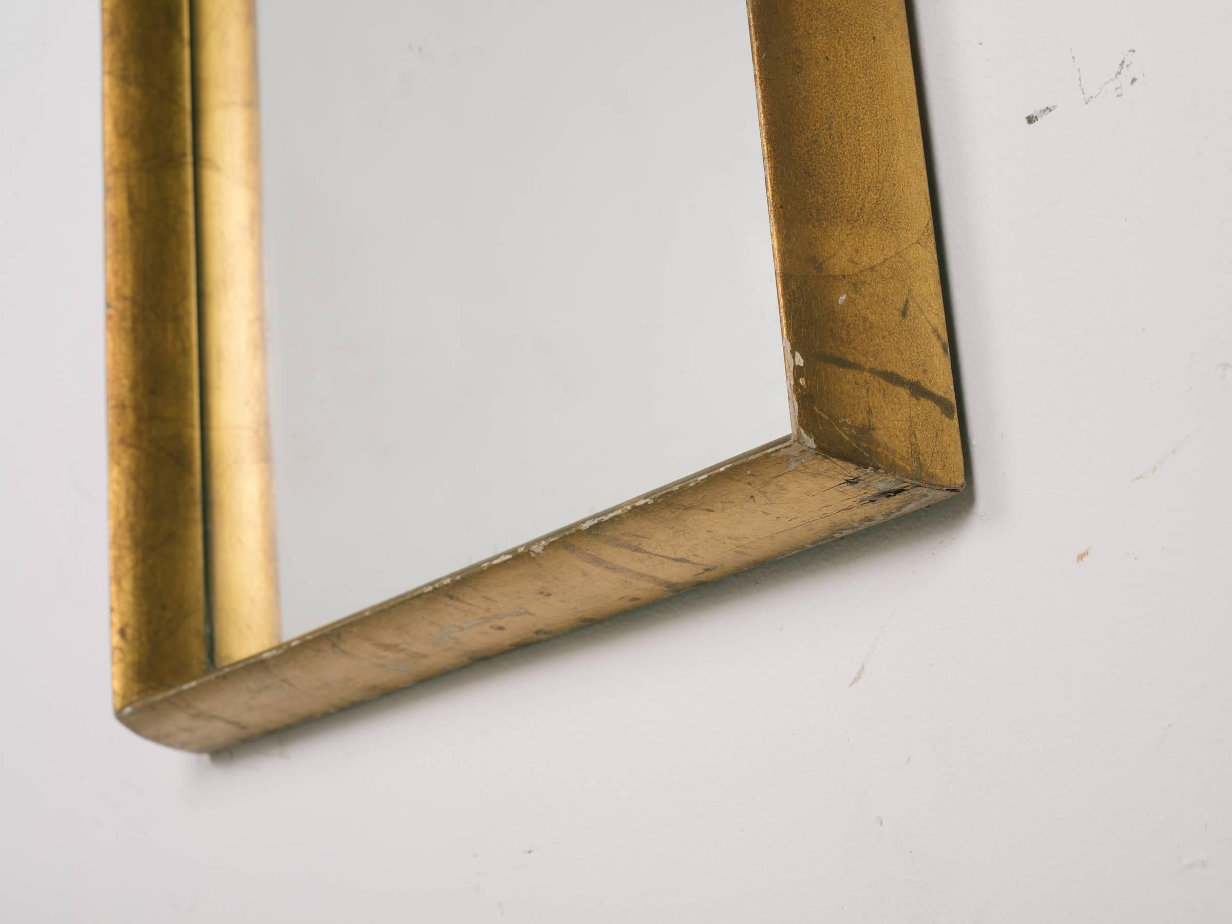 1960s Italian Cathedral Giltwood Mirror 1