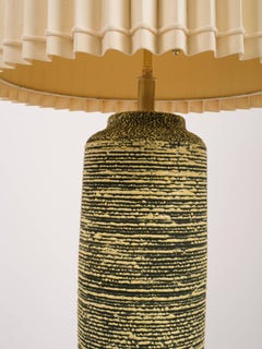 1950s Kelby Yellow Ceramic Lamp