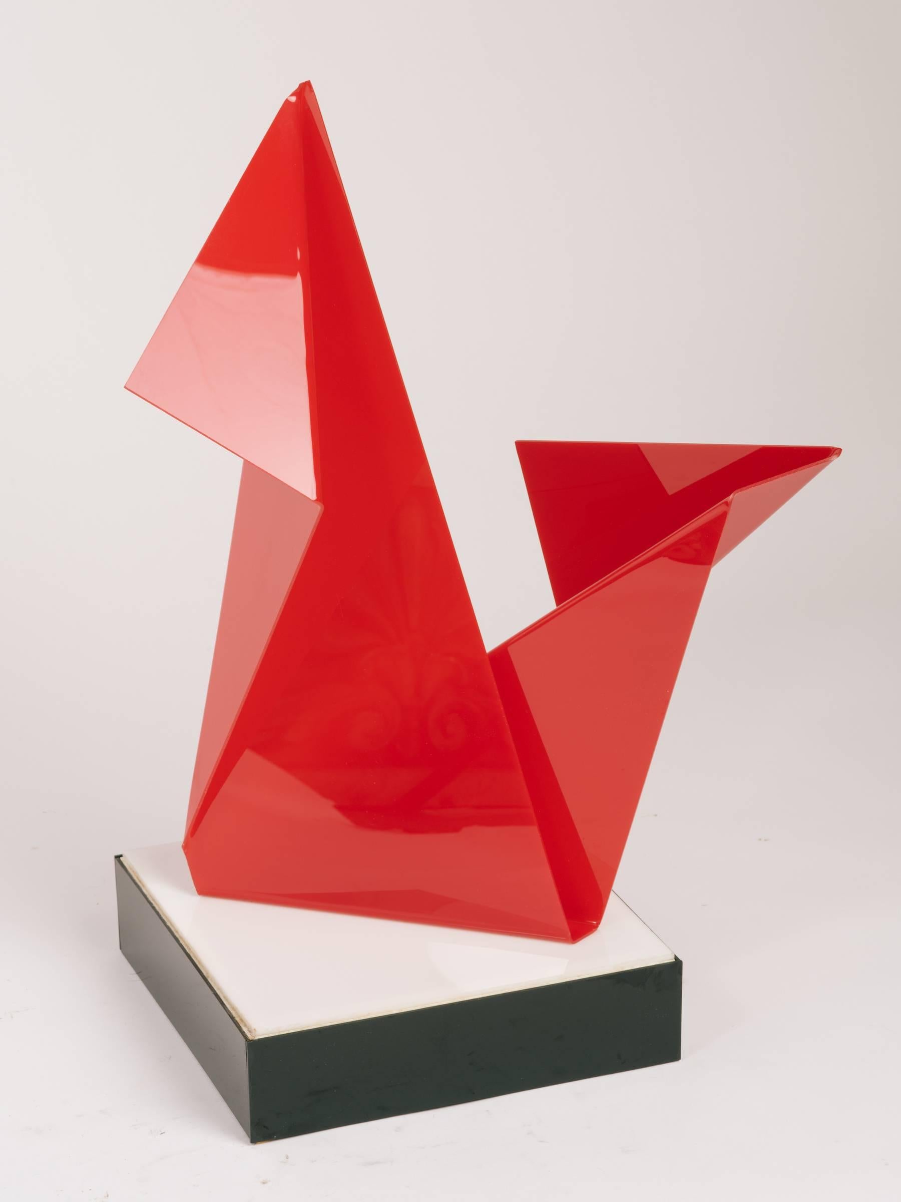Late 20th Century 1970s Acrylic Abstract Sculpture by Lore Behrendt