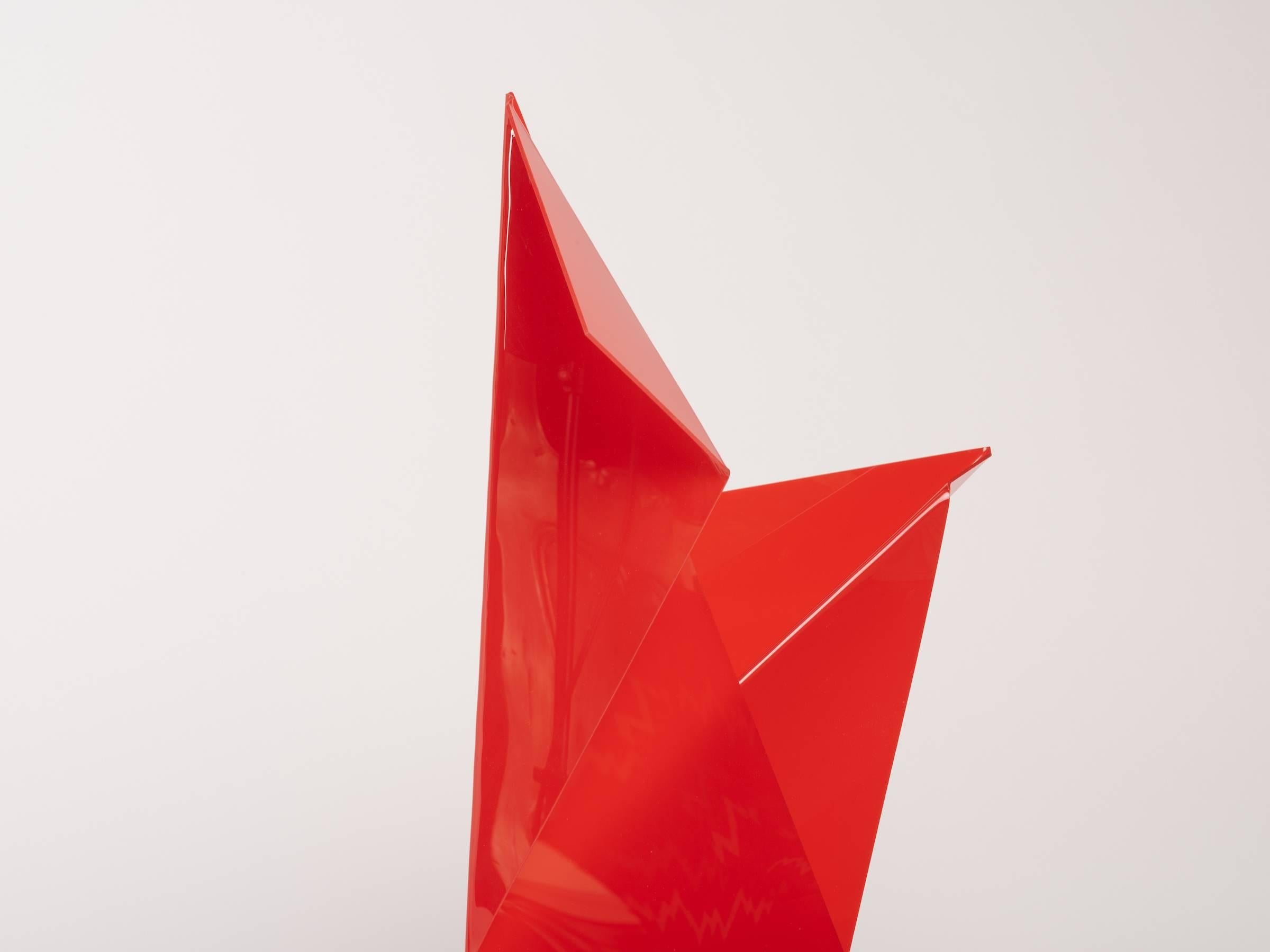 1970s Acrylic Abstract Sculpture by Lore Behrendt 2