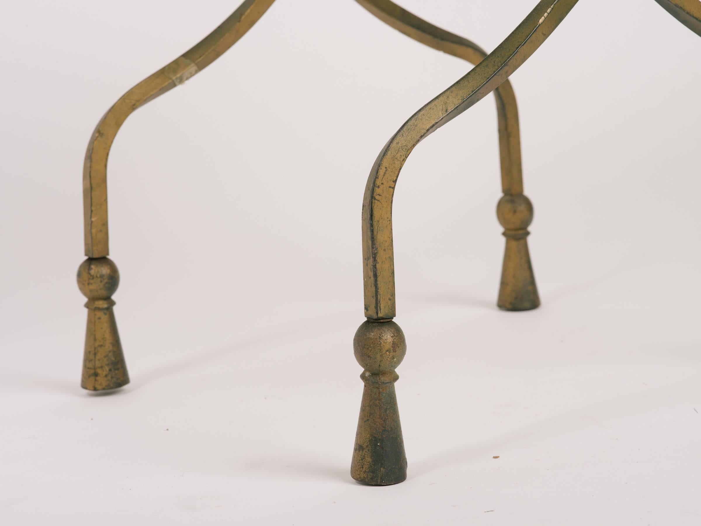 Mid-20th Century 1960s Iron Tassel Bench