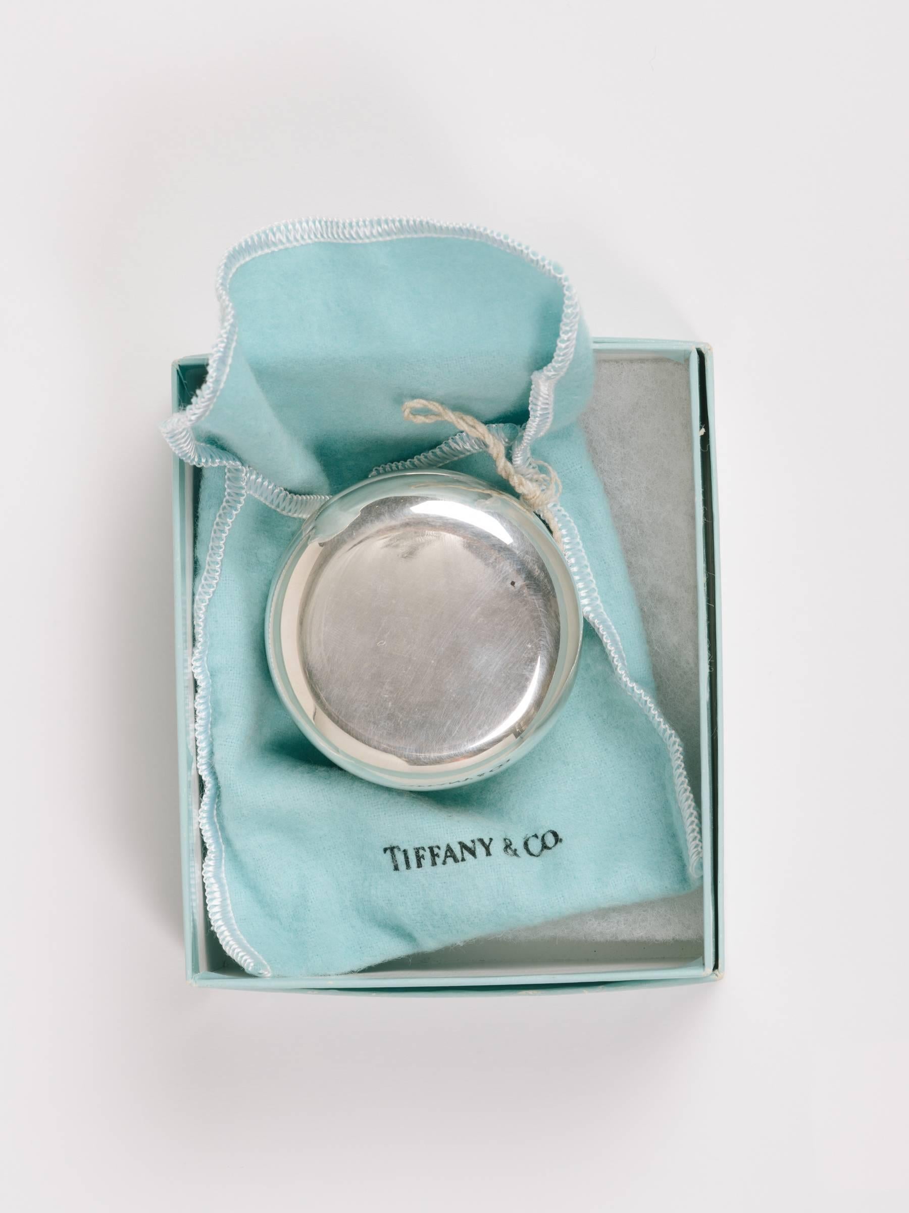 Tiffany sterling yo-yo. In box and bag.