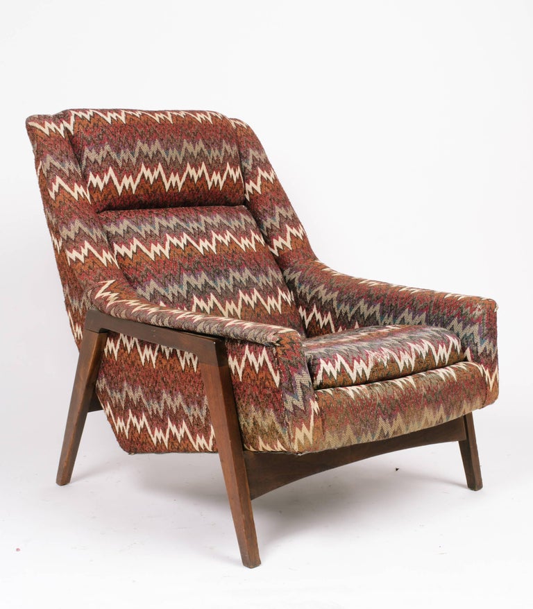 Adrian Pearsall High Back Lounge Chair at 1stDibs