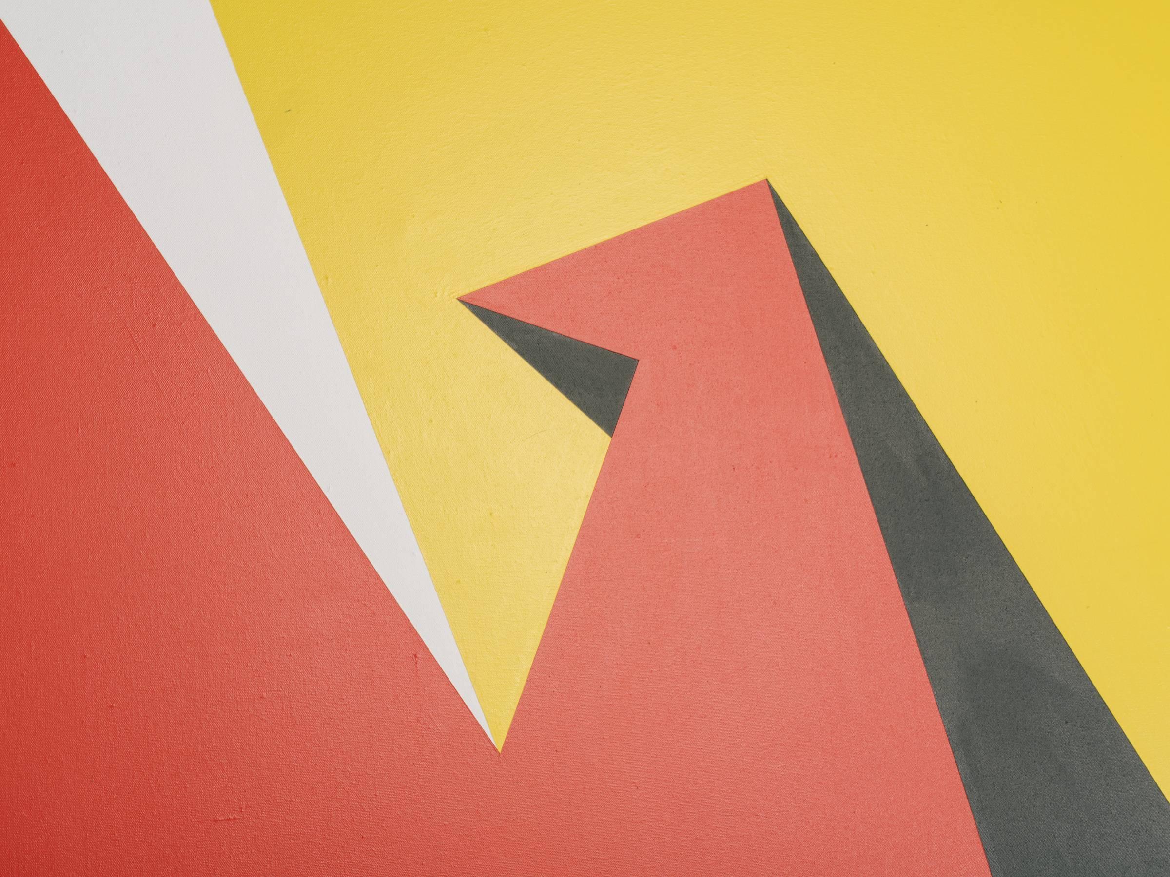 Large Geometric Painting, 1970s 2