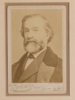 Giuseppe Verdi Autograph