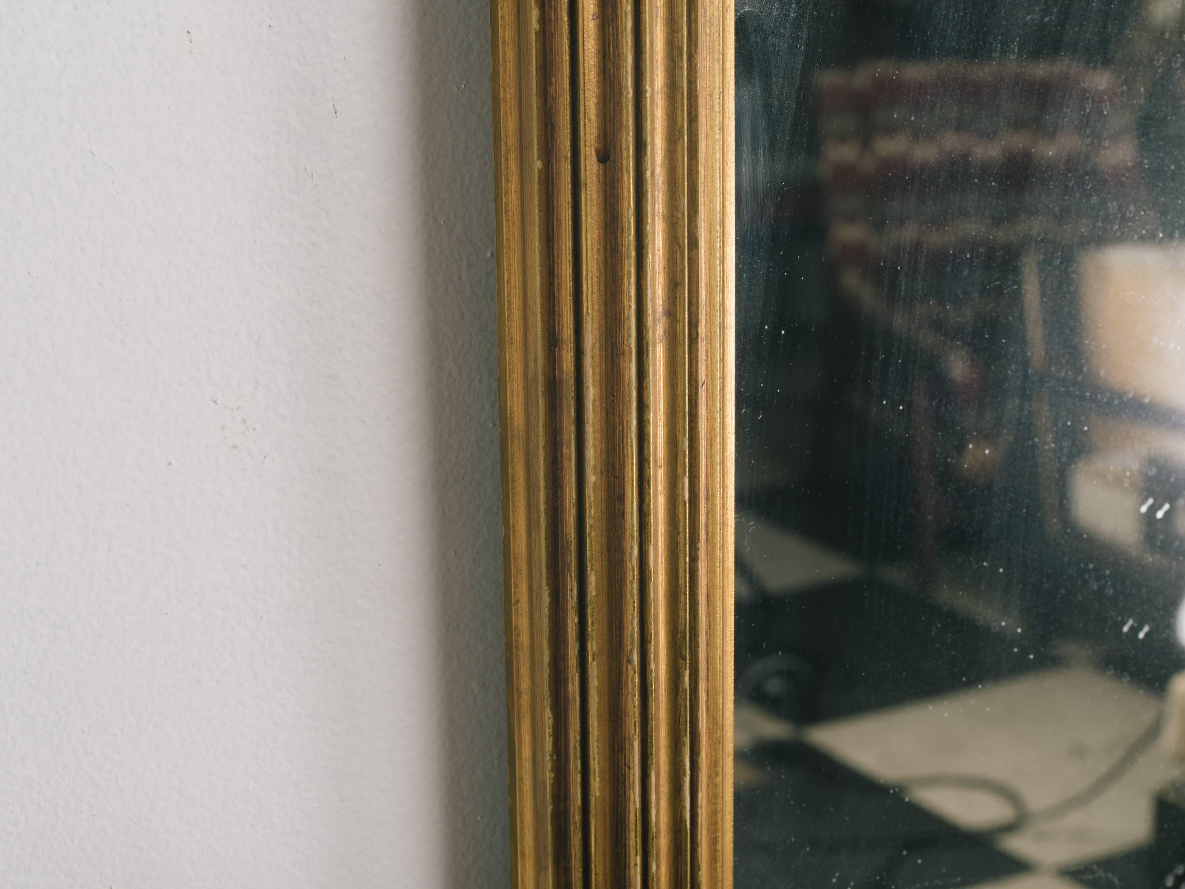 Pair of 1960s Regency Style Wood Gilt Mirrors 4