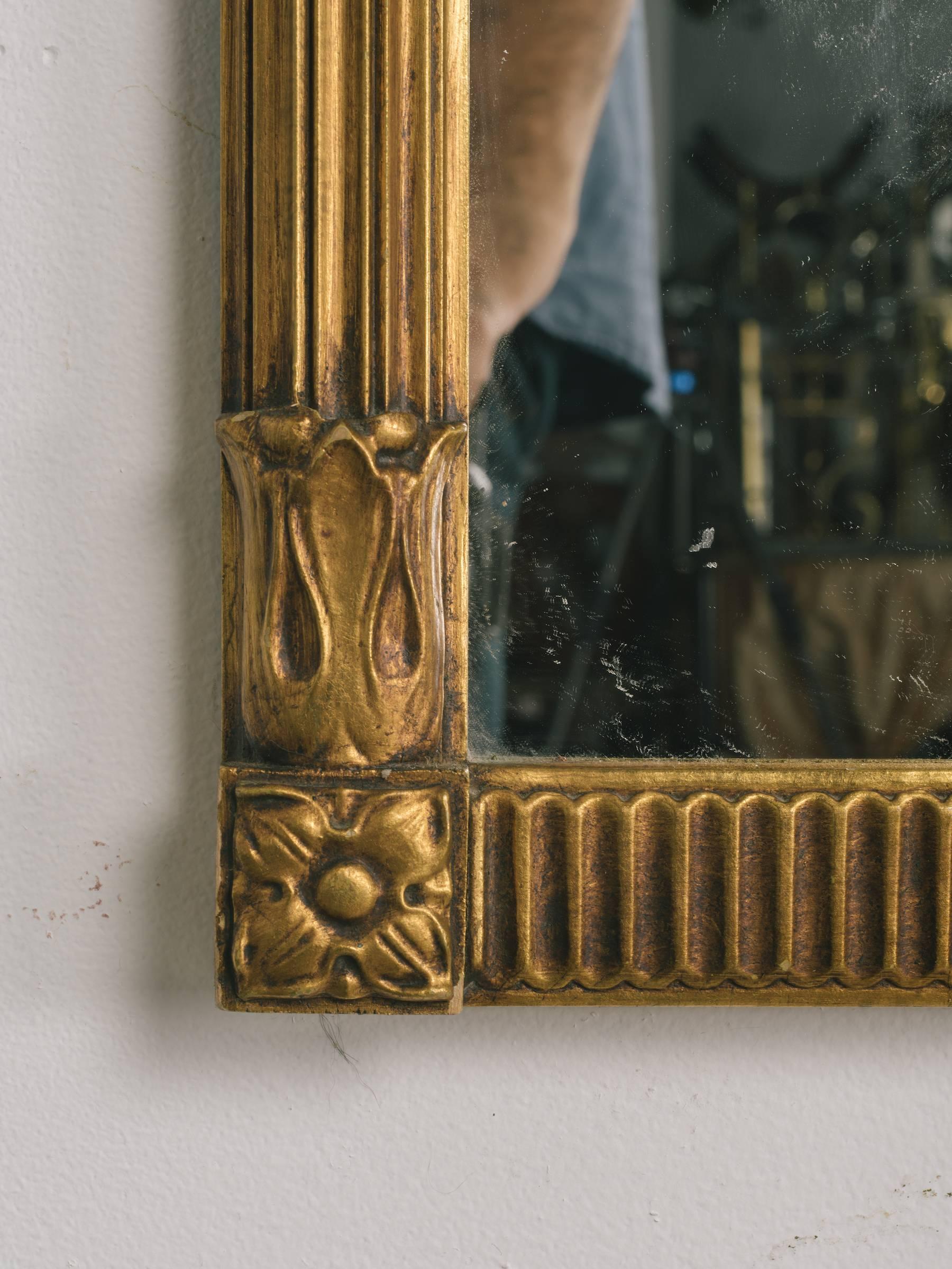 Pair of 1960s Regency Style Wood Gilt Mirrors 3