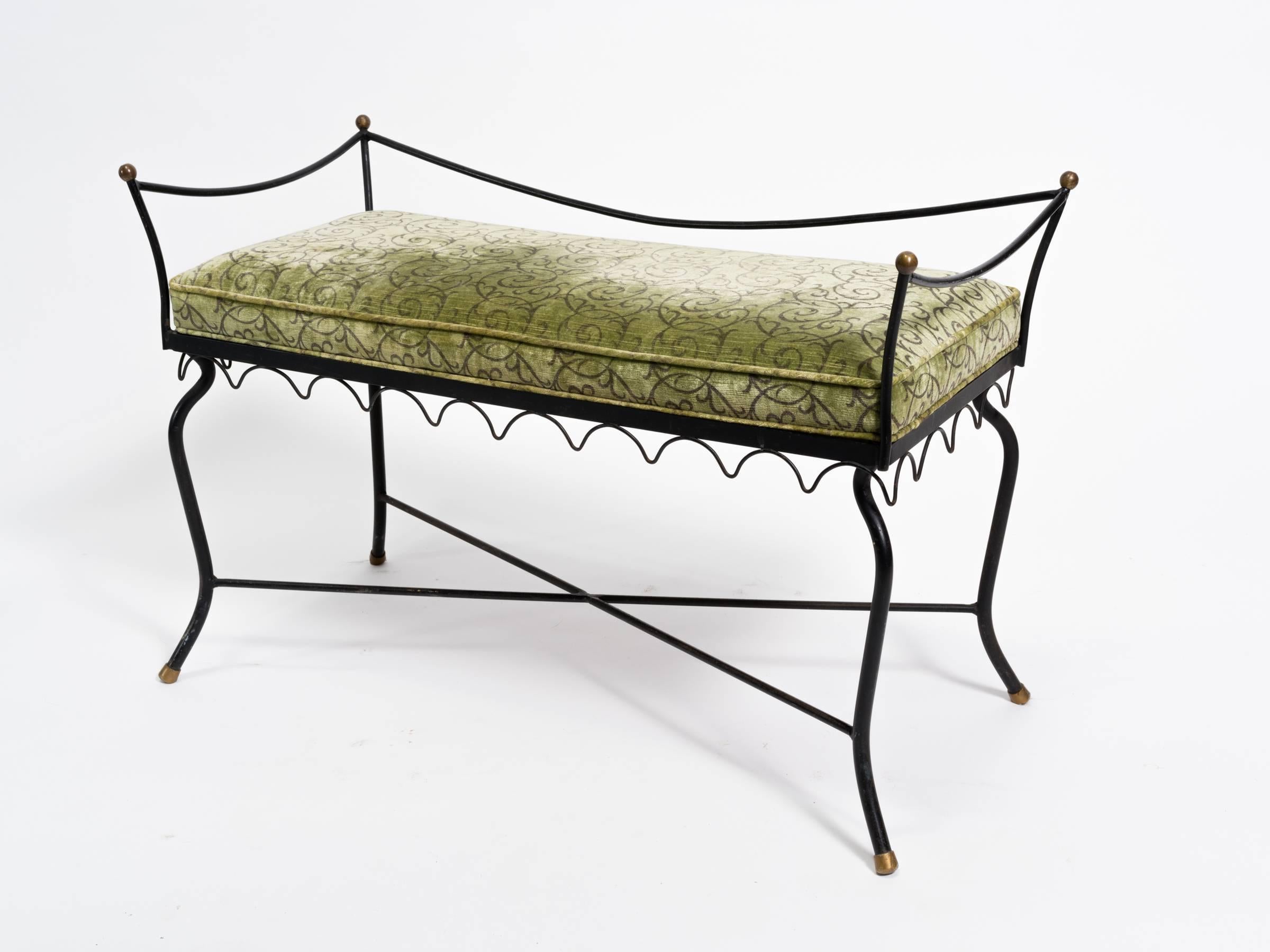 Whimsical Iron Bench