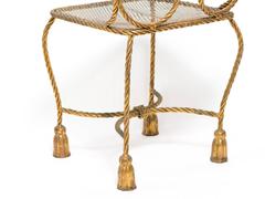 Gilt Lyre Chair