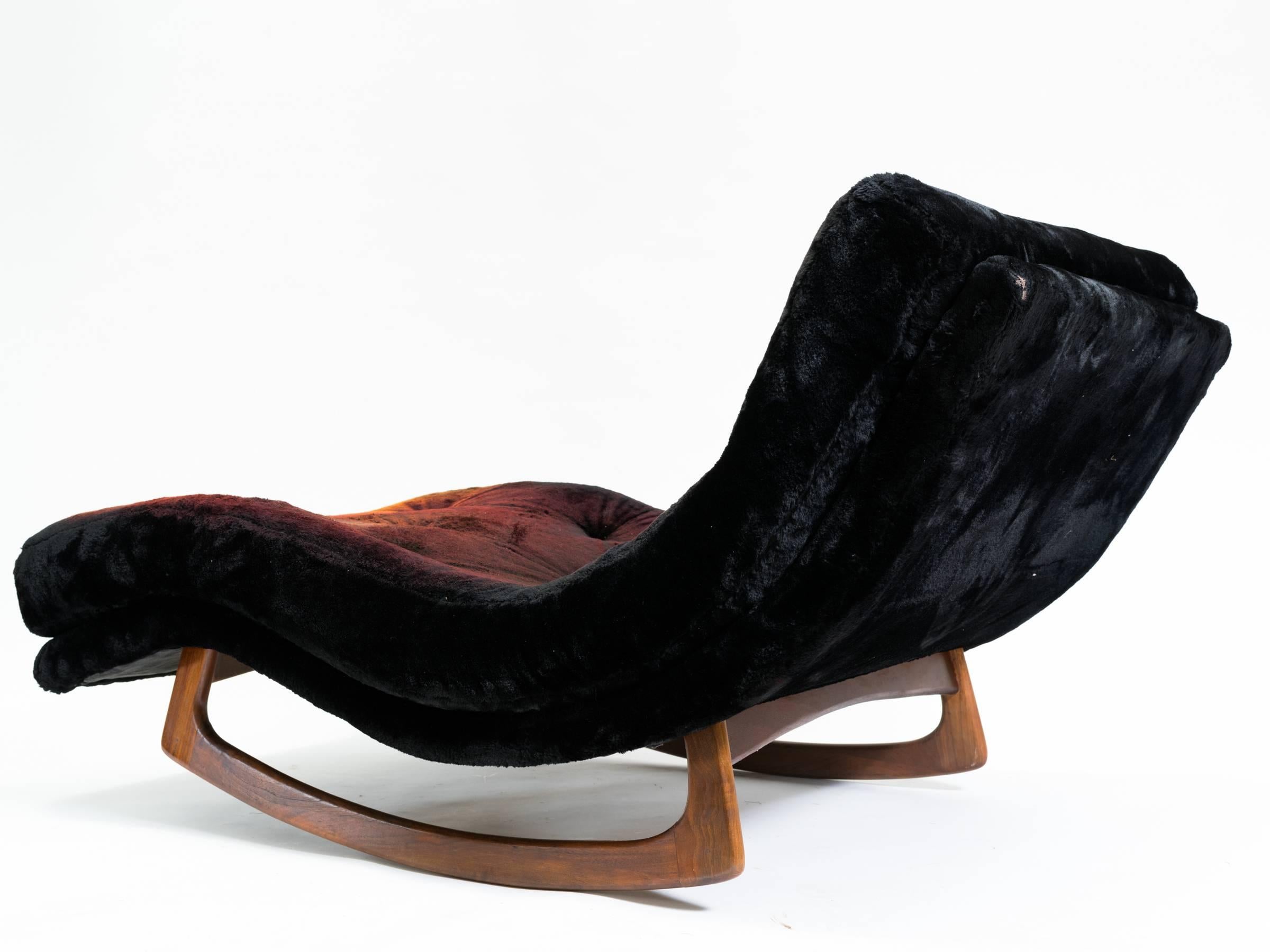 Late 20th Century Adrian Pearsall Wave Chaise Rocker for Craft