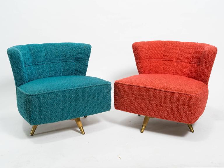 Pair of Kroehler 1950s Swivel Lounge Chairs at 1stDibs | kroehler ...